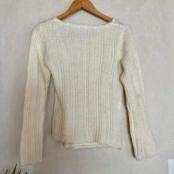 Promod Asymmetrical Button Knit Sweater - Picture 7 of 12
